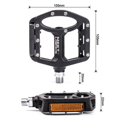 MEETLOCKS Bike Pedal Injection Magnesium