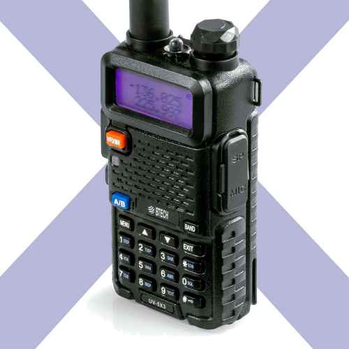 BTECH UV-5X3 5 Watt Tri-Band Radio