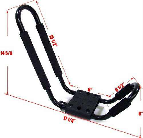 TMS J-Bar Rack HD Kayak Carrier 3
