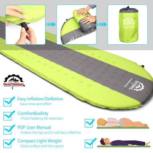 Gear Doctors- Self Inflating Sleeping Pad