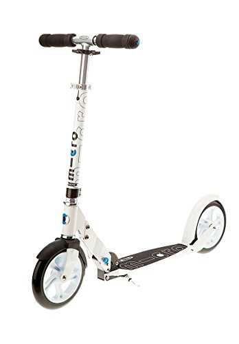 Micro White and Black Adult Kick Scooters