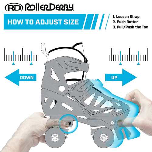 Roller Derby Boy's Trac Star Adjustable Roller Skate 