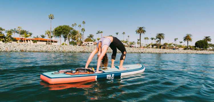 Yoga Fitness Inflatable Stand Up Paddle Board